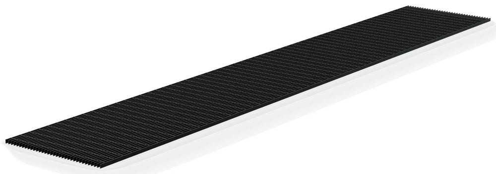 Tablero de Rejilla Metelmex de acero con esmalte negro